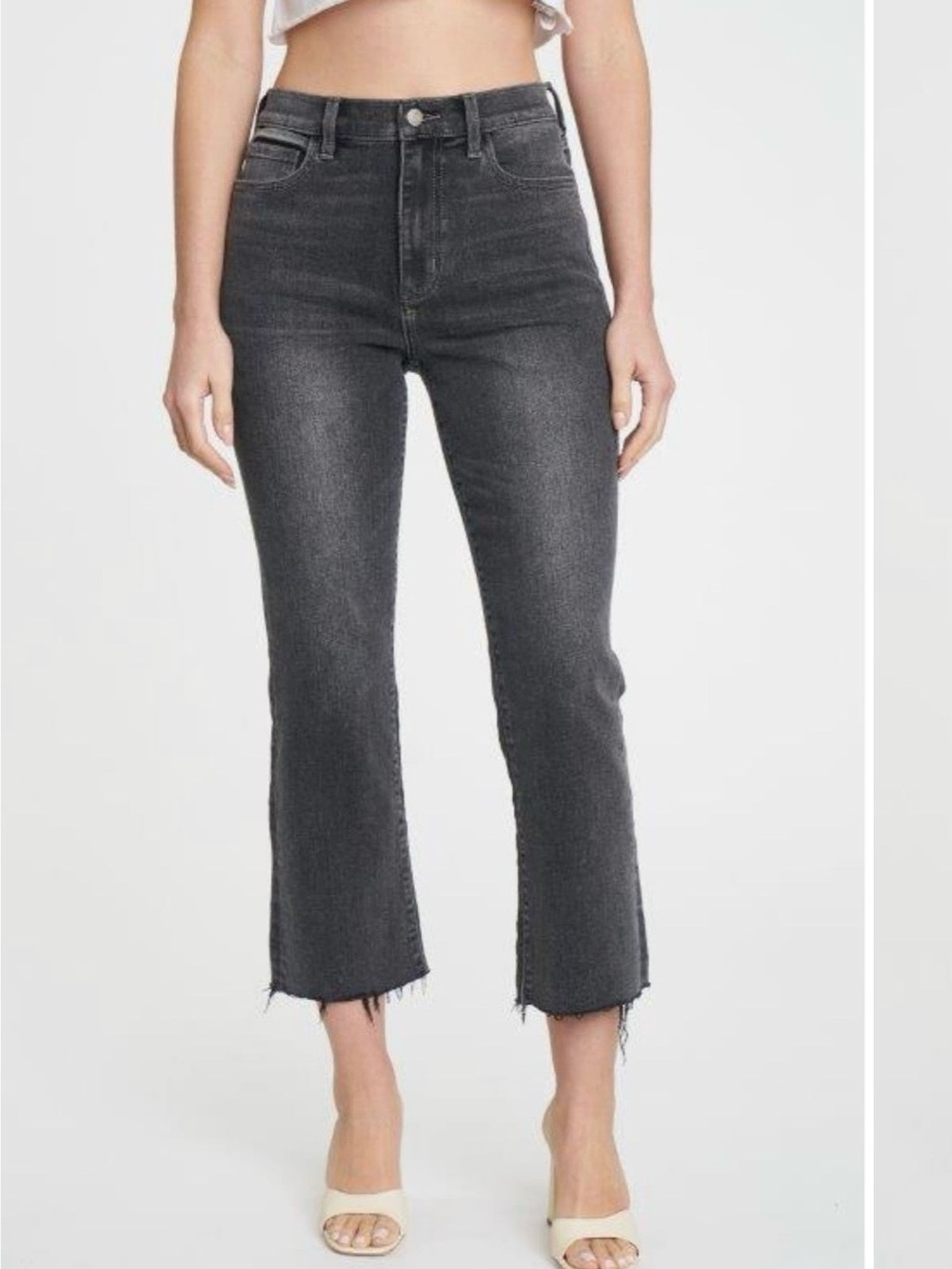 Daze jeans shy girl high waist raw hem size 26